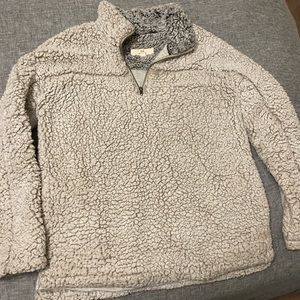 RARE Thread and Supply Fleece Pullover Colorblock